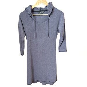 The North Face Soft Grey Hoodie Sheath Dress